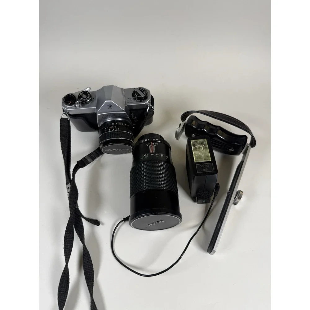 Honeywell Pentax Spotmatic SP1000 35mm SLR Film Camera SMC Takumar 55mm f/2